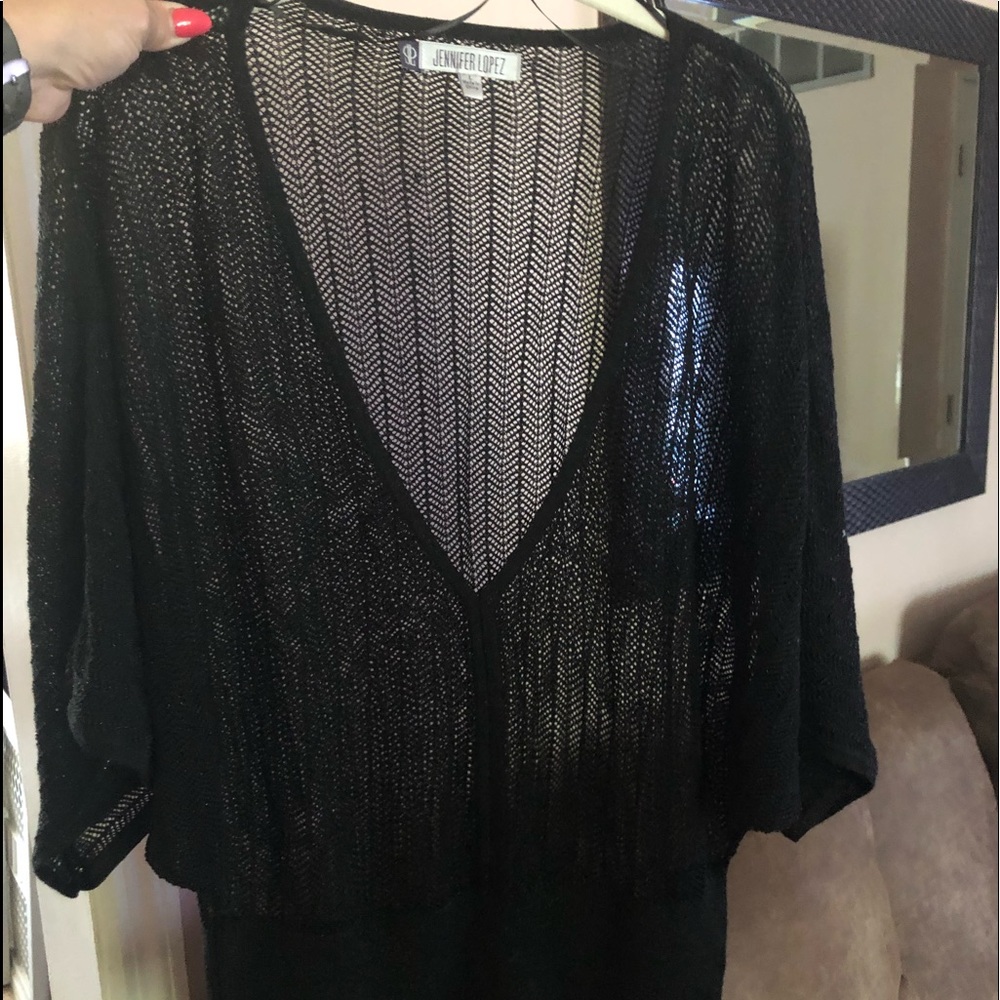V cut Pull over sweater like top-Jennifer Lopez